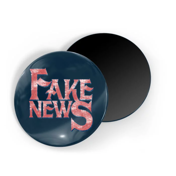 Fake News Distressed Text Magnet