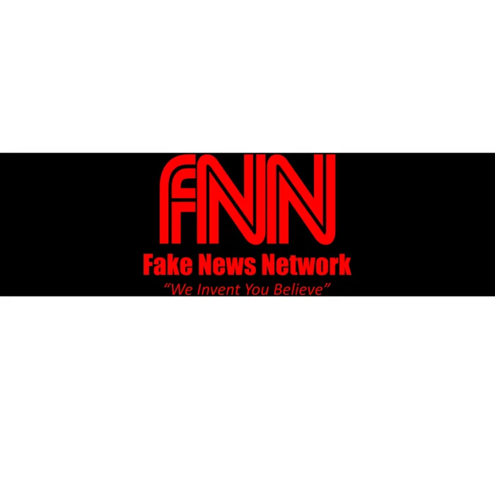 Fake News Network FFN We Invent You Believe Donald Trump Bumper Sticker