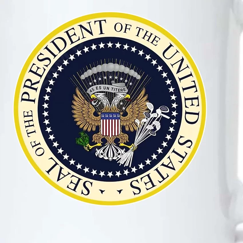 Fake Presidential Seal Black Color Changing Mug