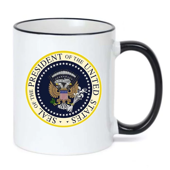 Fake Presidential Seal Black Color Changing Mug