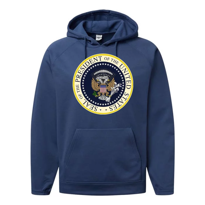 Fake Presidential Seal Performance Fleece Hoodie