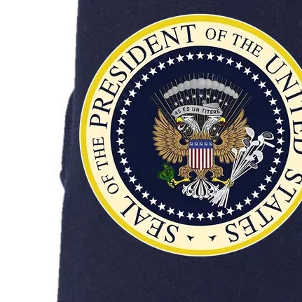 Fake Presidential Seal Doggie 3-End Fleece Hoodie