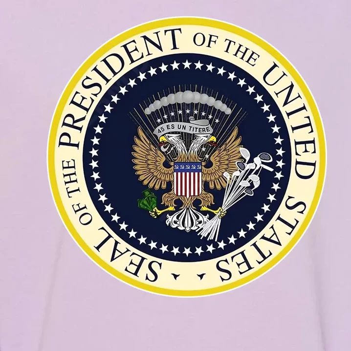 Fake Presidential Seal Garment-Dyed Sweatshirt