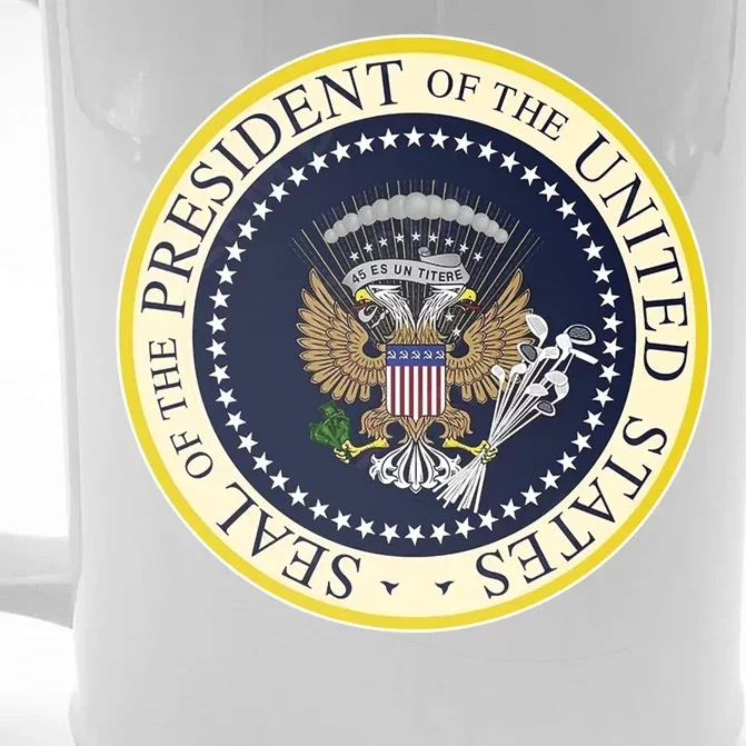 Fake Presidential Seal Front & Back Beer Stein