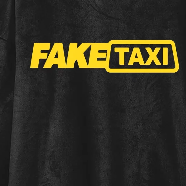 Fake Taxi Hooded Wearable Blanket