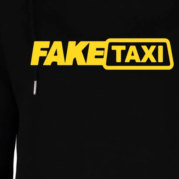 Fake Taxi Womens Funnel Neck Pullover Hood