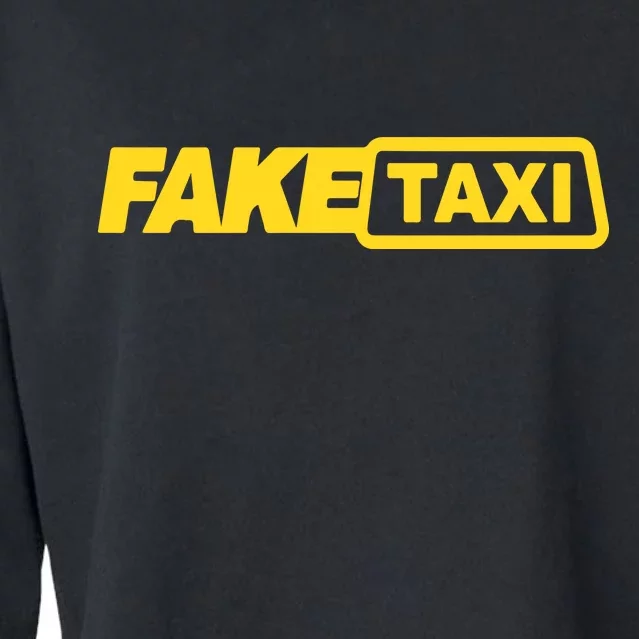 Fake Taxi Cropped Pullover Crew