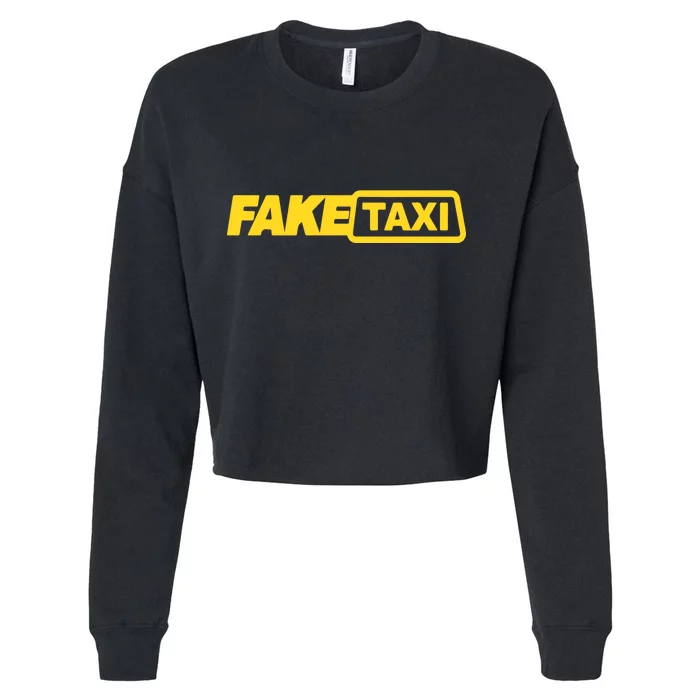 Fake Taxi Cropped Pullover Crew