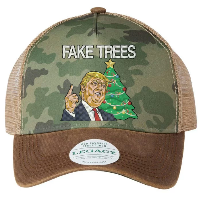 Fake Trees News Ugly Christmas Legacy Tie Dye Trucker Hat