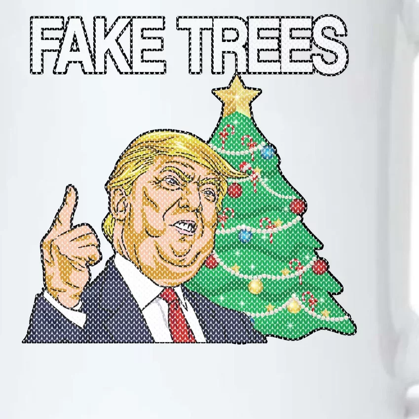 Fake Trees News Ugly Christmas Black Color Changing Mug