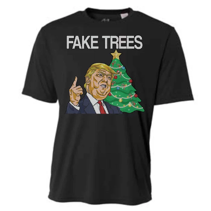 Fake Trees News Ugly Christmas Cooling Performance Crew T-Shirt