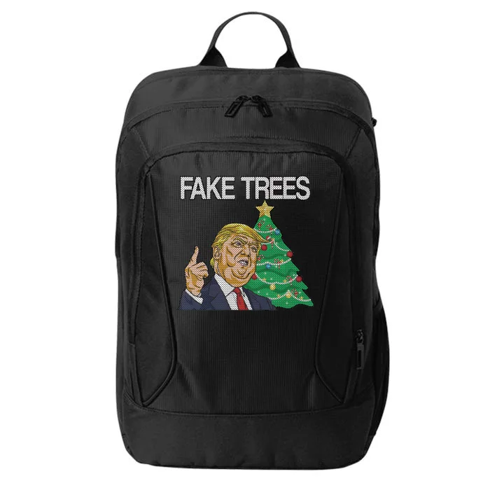 Fake Trees News Ugly Christmas City Backpack