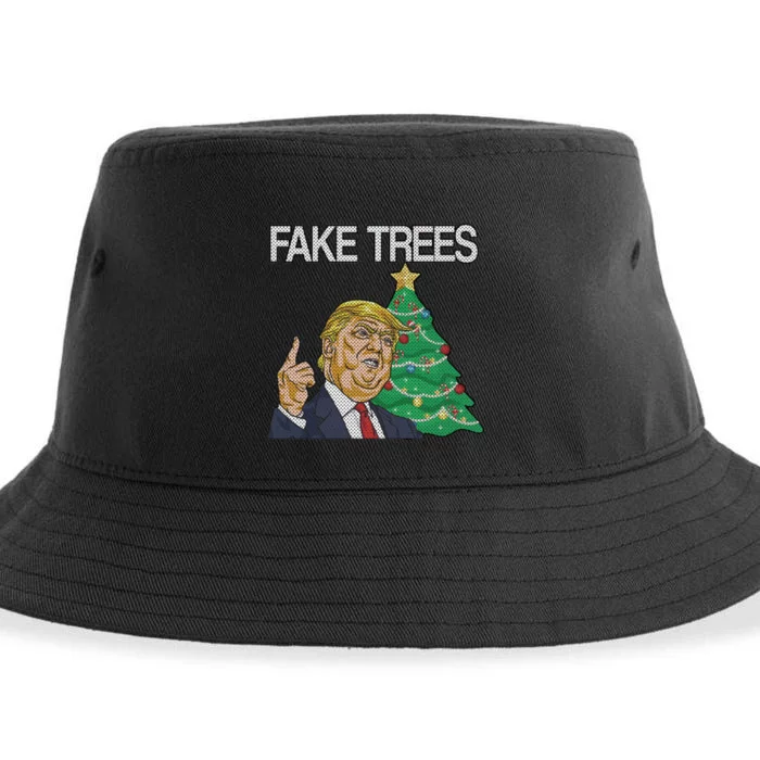 Fake Trees News Ugly Christmas Sustainable Bucket Hat