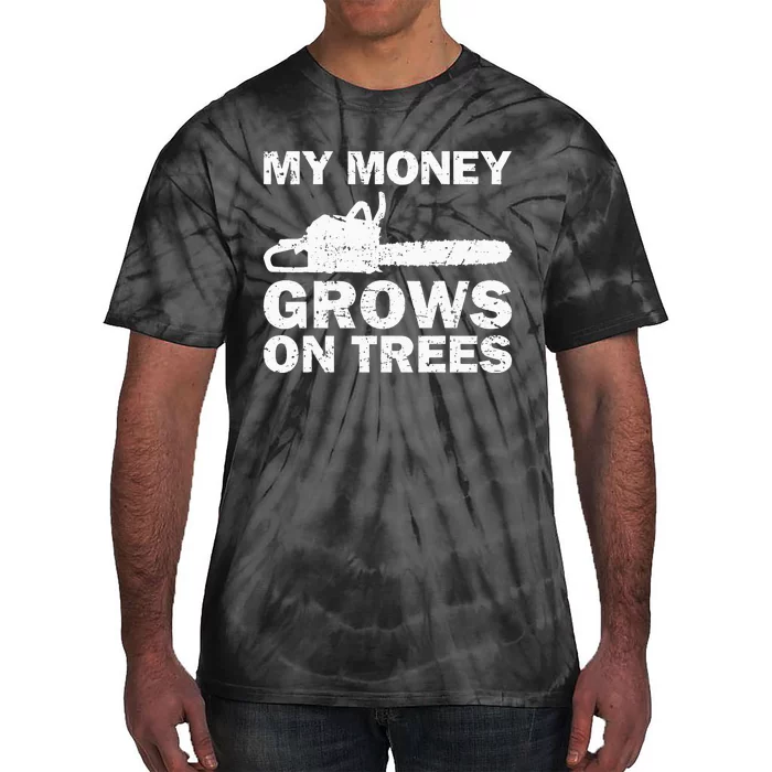 Funny Arborist Logger Gift Cool Tree Climber Lumberjack Tie-Dye T-Shirt