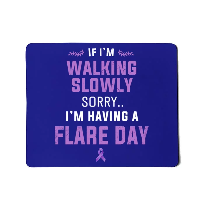 Fibro And Lupus Awareness On Rear Spoonie Flare Day Gift Mousepad