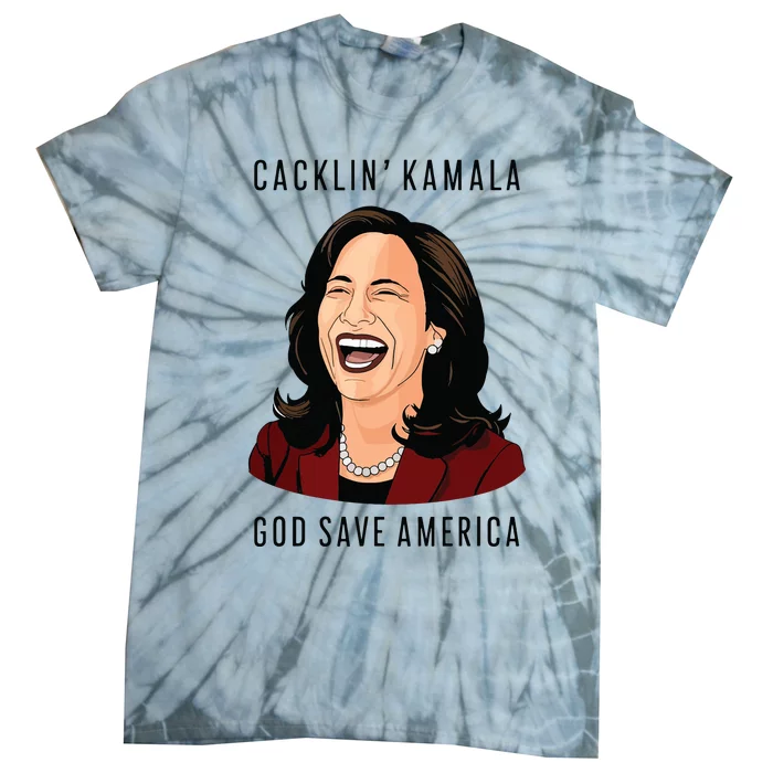 Funny Anti Laughing Kamala Harris Election Tie-Dye T-Shirt