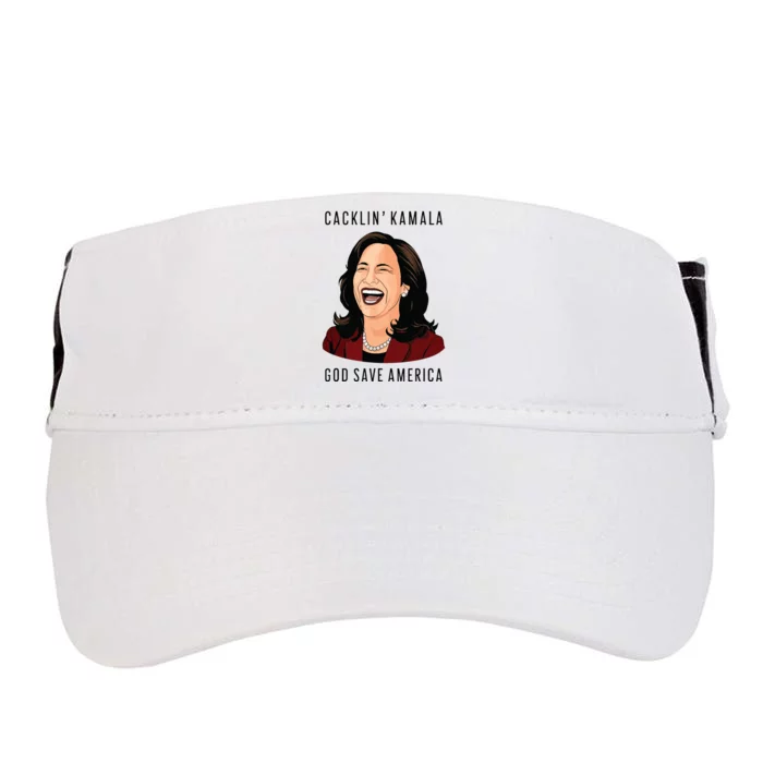 Funny Anti Laughing Kamala Harris Election Adult Drive Performance Visor