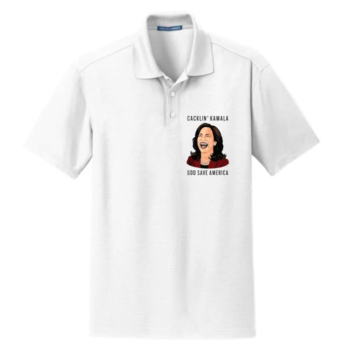 Funny Anti Laughing Kamala Harris Election Dry Zone Grid Performance Polo