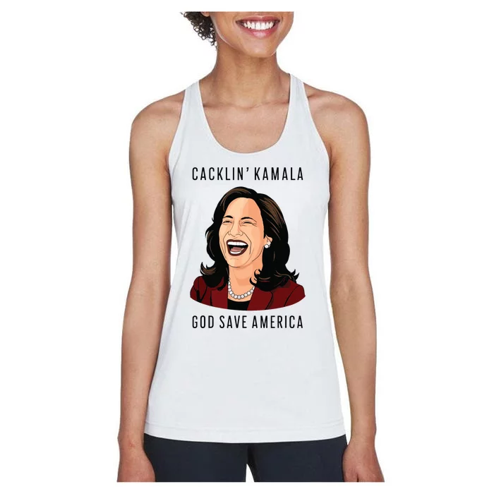 Funny Anti Laughing Kamala Harris Election Women's Racerback Tank