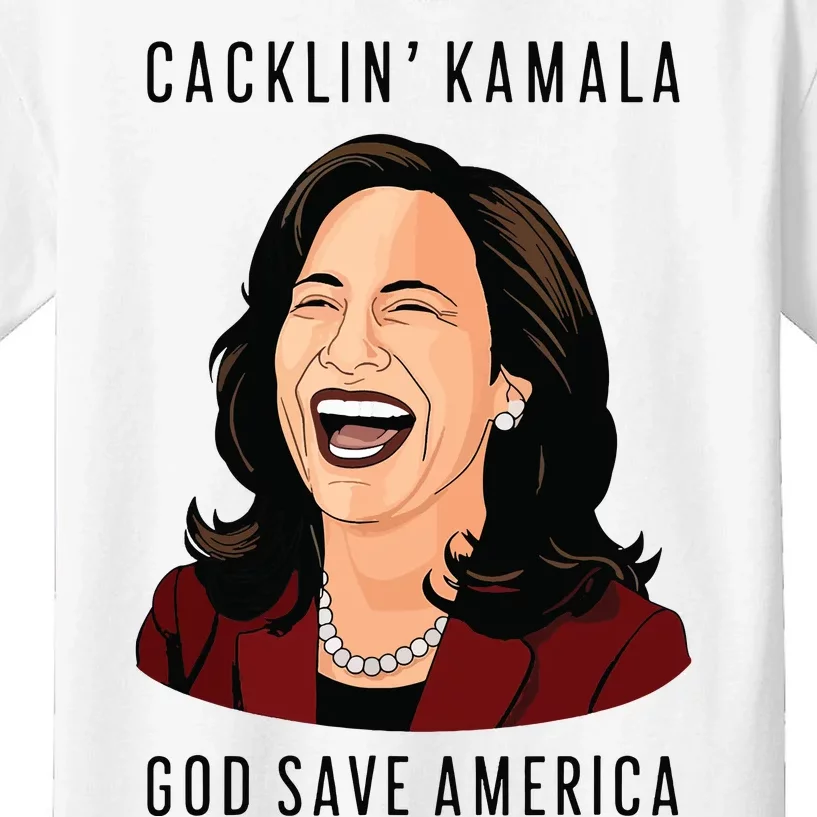 Funny Anti Laughing Kamala Harris Election Kids T-Shirt