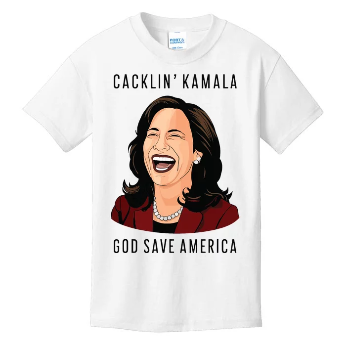 Funny Anti Laughing Kamala Harris Election Kids T-Shirt