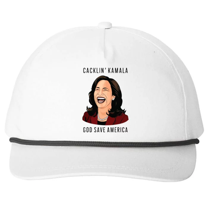 Funny Anti Laughing Kamala Harris Election Snapback Five-Panel Rope Hat