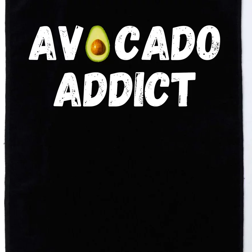 Funny Avocado Lover, Cute Avocado Addict, Guacamole Lover Platinum Collection Golf Towel