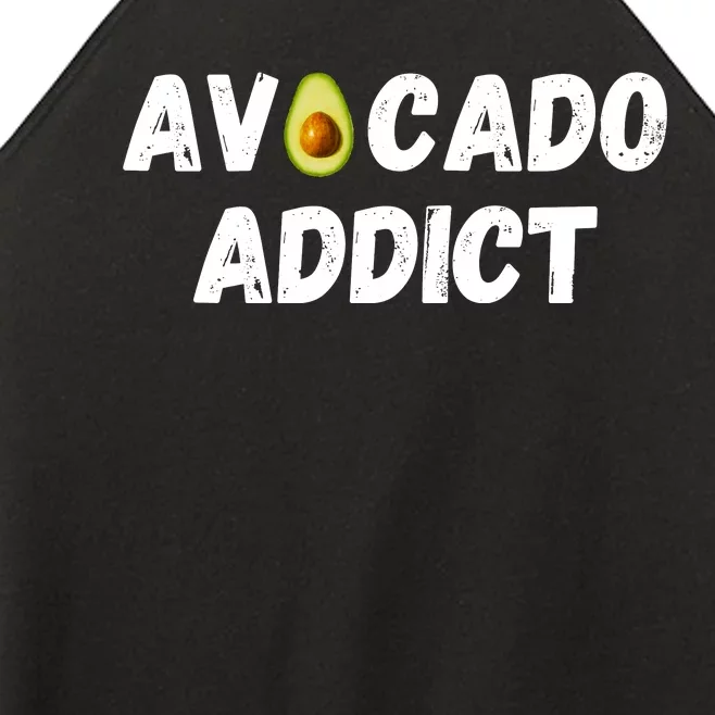 Funny Avocado Lover, Cute Avocado Addict, Guacamole Lover Women’s Perfect Tri Rocker Tank