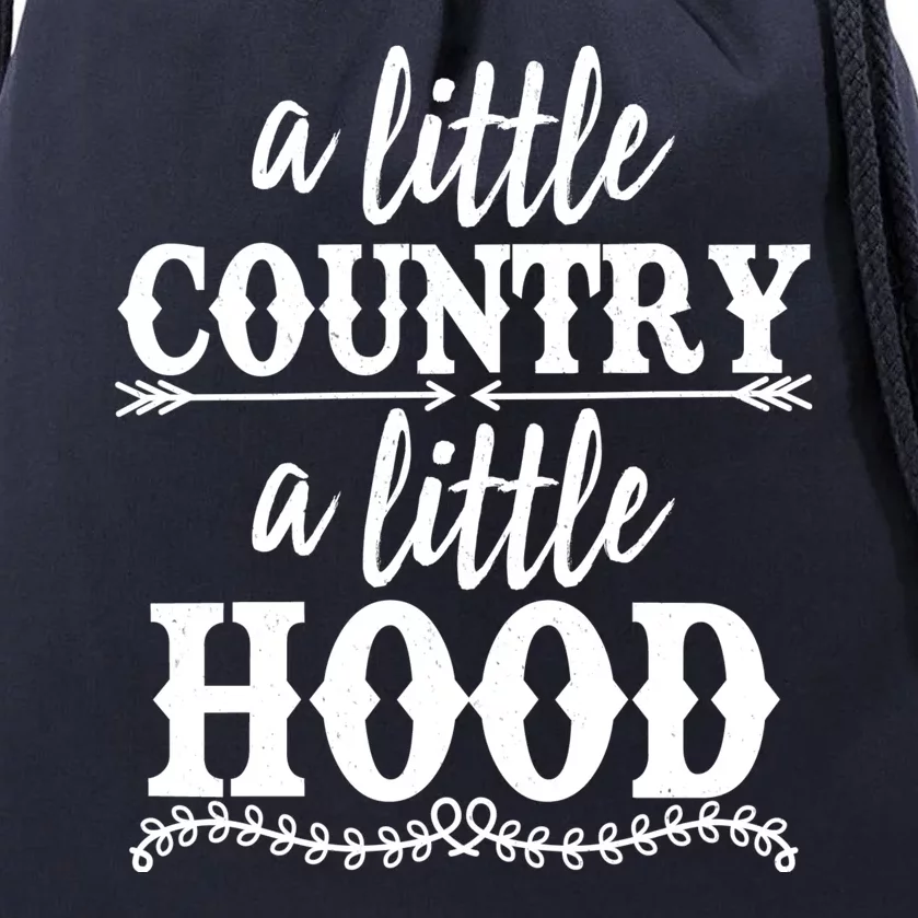 Funny A Little Country A Little Hood Drawstring Bag