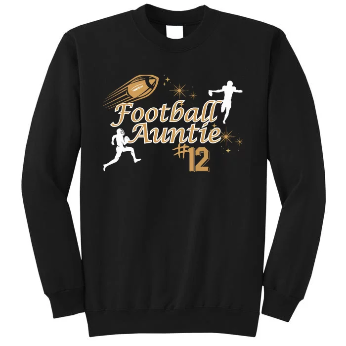 Football Auntie Love Tall Sweatshirt