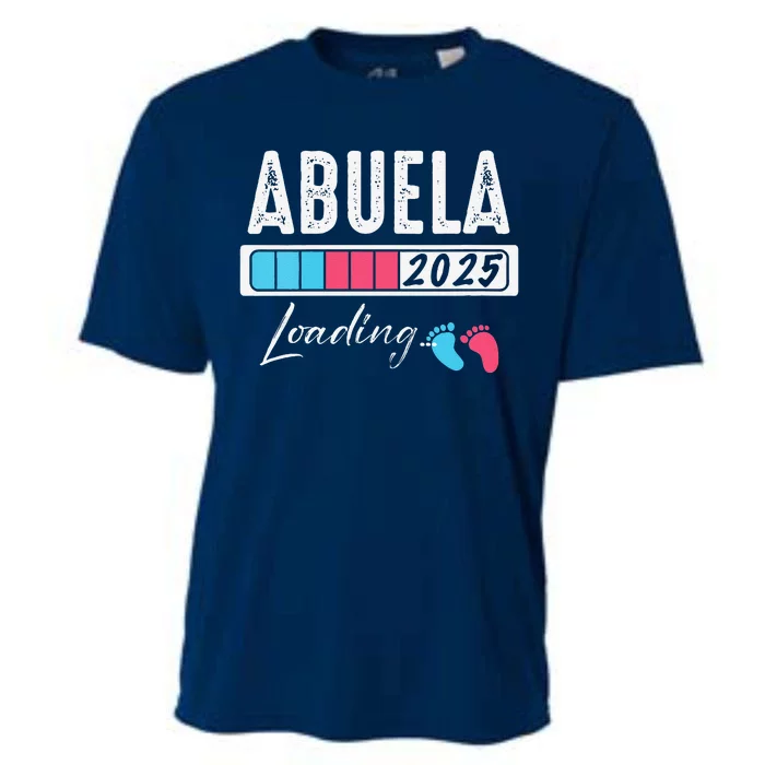 Funny Abuela Loading 2025 Baby Gender Reveal Cooling Performance Crew T-Shirt