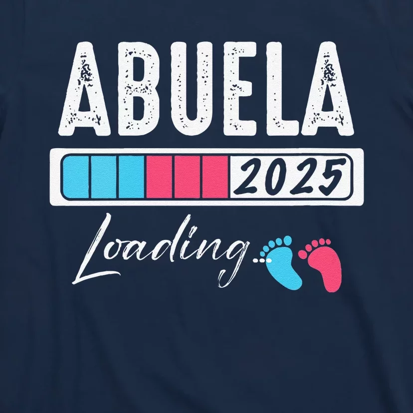 Funny Abuela Loading 2025 Baby Gender Reveal T-Shirt