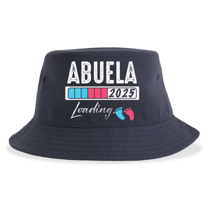 Funny Abuela Loading 2025 Baby Gender Reveal Sustainable Bucket Hat