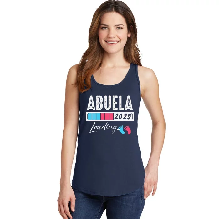 Funny Abuela Loading 2025 Baby Gender Reveal Ladies Essential Tank