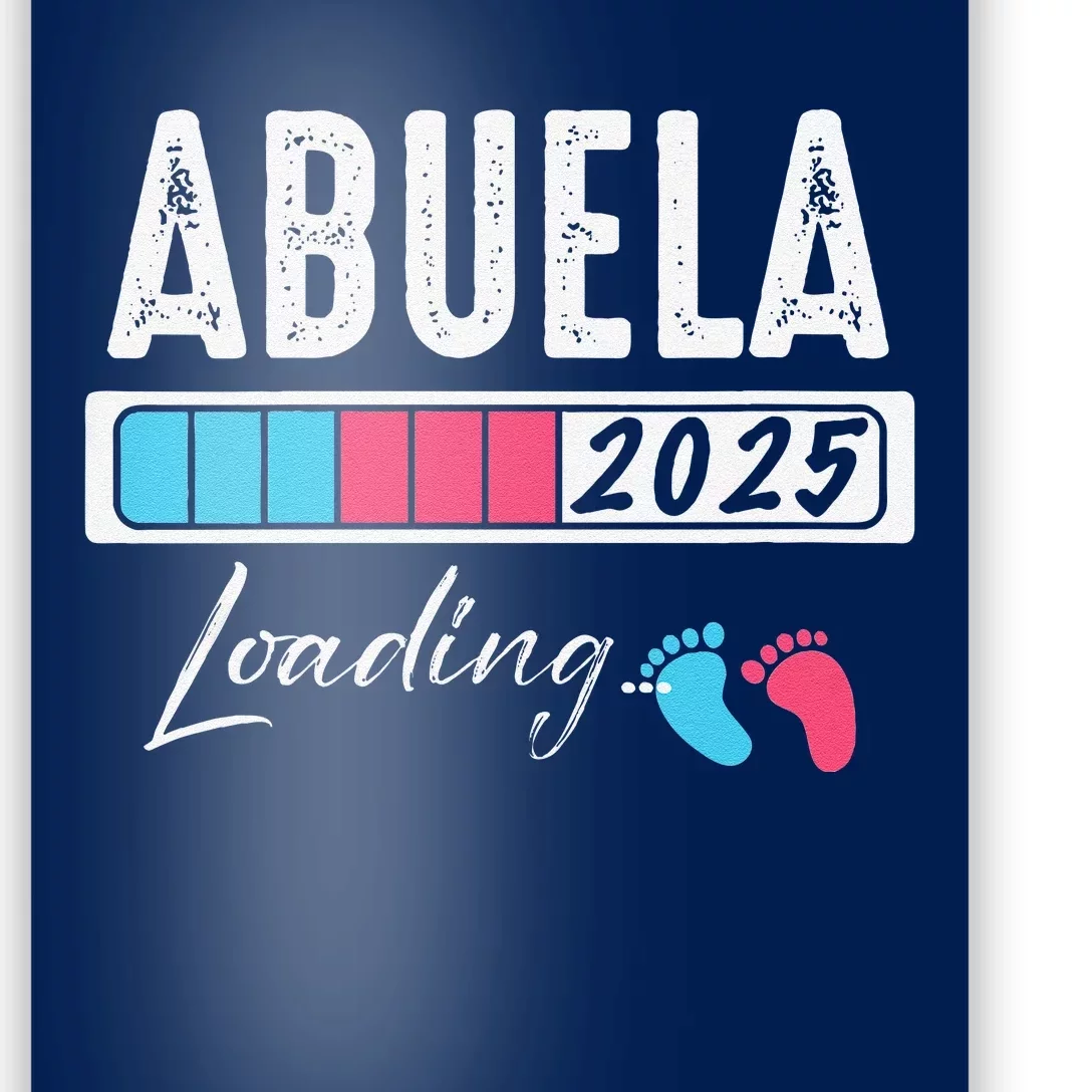 Funny Abuela Loading 2025 Baby Gender Reveal Poster