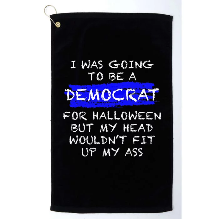 Funny Anti Liberal Adult Halloween Costume Platinum Collection Golf Towel