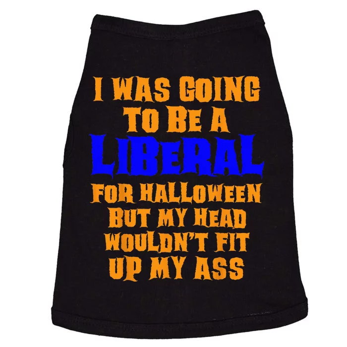 Funny Anti Liberal Adult Halloween Costume Gag Doggie Tank