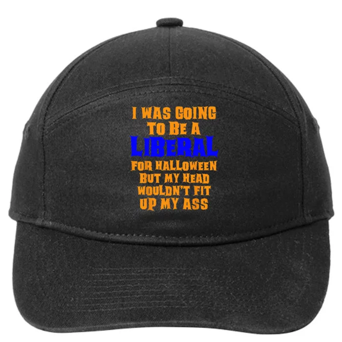 Funny Anti Liberal Adult Halloween Costume Gag 7-Panel Snapback Hat