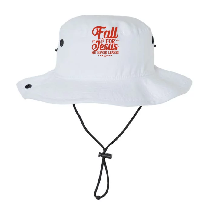 Fall For Jesus He Never Leaves Legacy Cool Fit Booney Bucket Hat