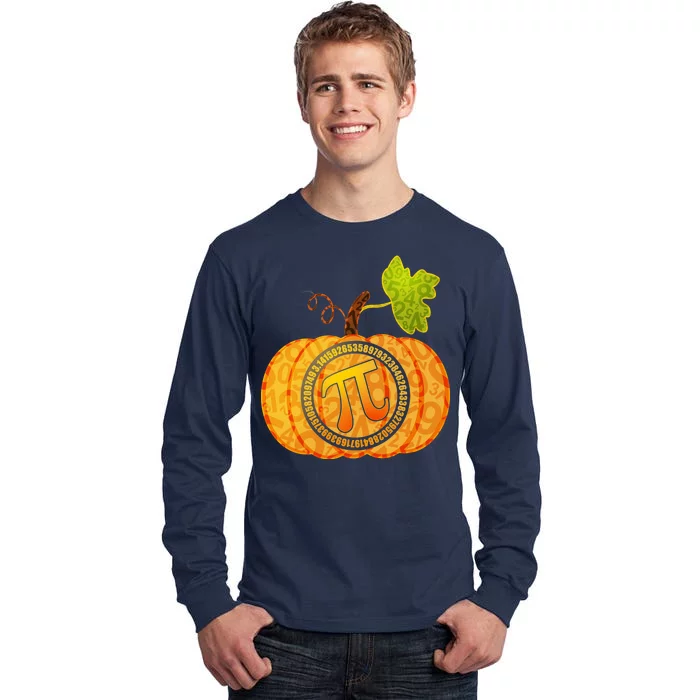 Fall Pumpkin Pi 3.14 Autumn Tall Long Sleeve T-Shirt