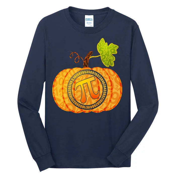 Fall Pumpkin Pi 3.14 Autumn Tall Long Sleeve T-Shirt