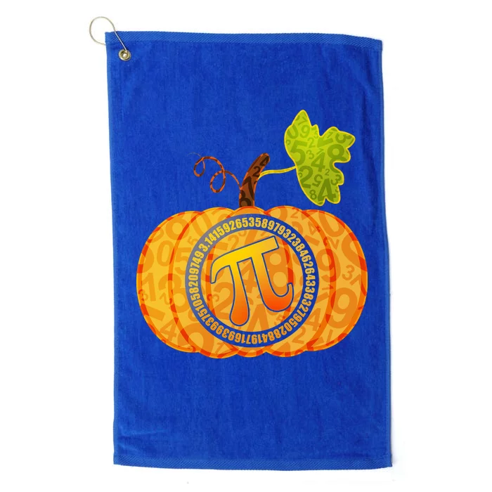 Fall Pumpkin Pi 3.14 Autumn Platinum Collection Golf Towel