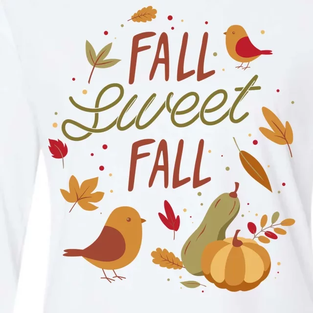 Fall Sweet Fall Autmn Womens Cotton Relaxed Long Sleeve T-Shirt