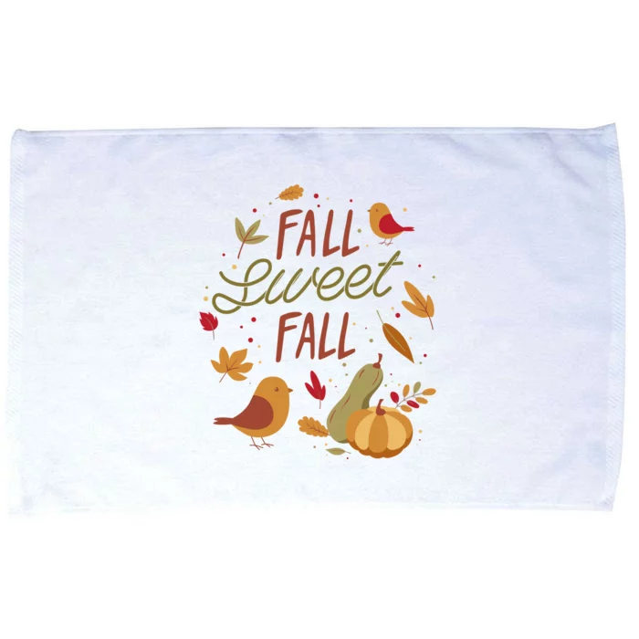 Fall Sweet Fall Autmn Microfiber Hand Towel