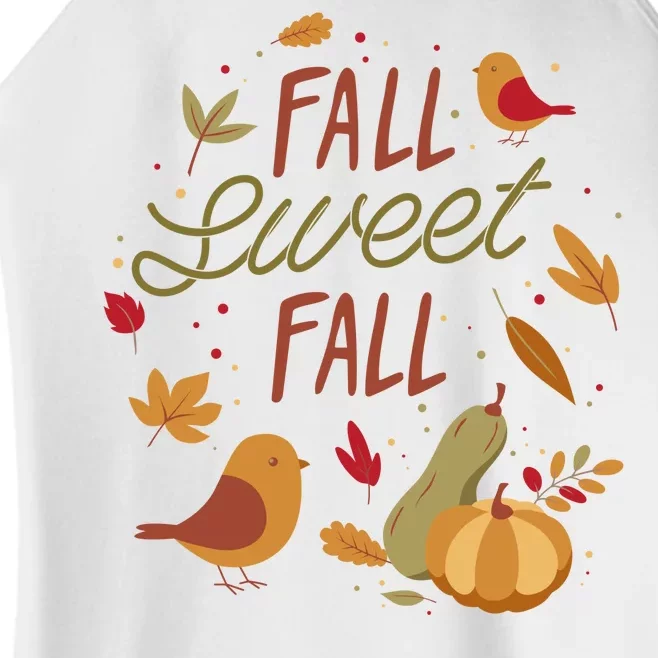 Fall Sweet Fall Autmn Women’s Perfect Tri Rocker Tank