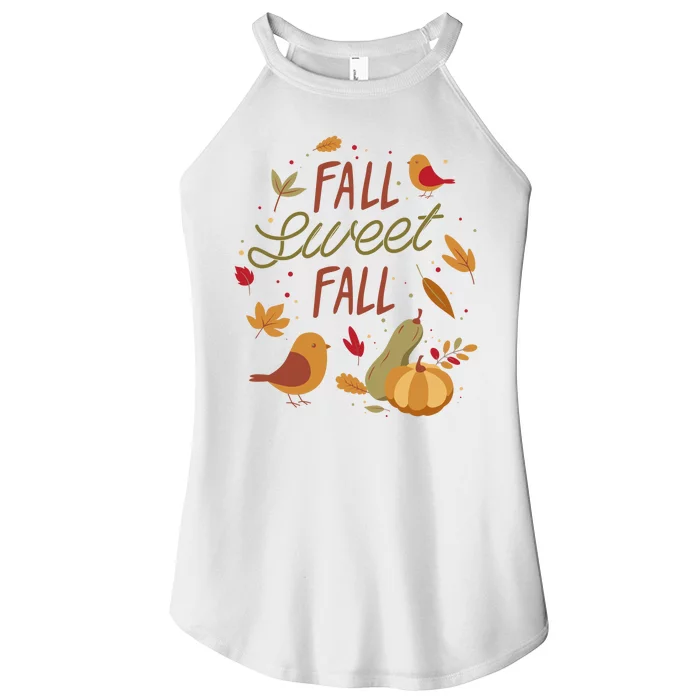 Fall Sweet Fall Autmn Women’s Perfect Tri Rocker Tank