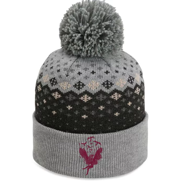 Falling Angel Doves The Baniff Cuffed Pom Beanie