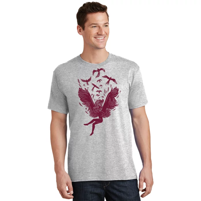 Falling Angel Doves T-Shirt