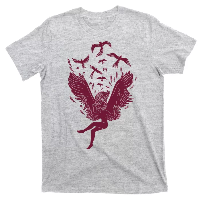 Falling Angel Doves T-Shirt