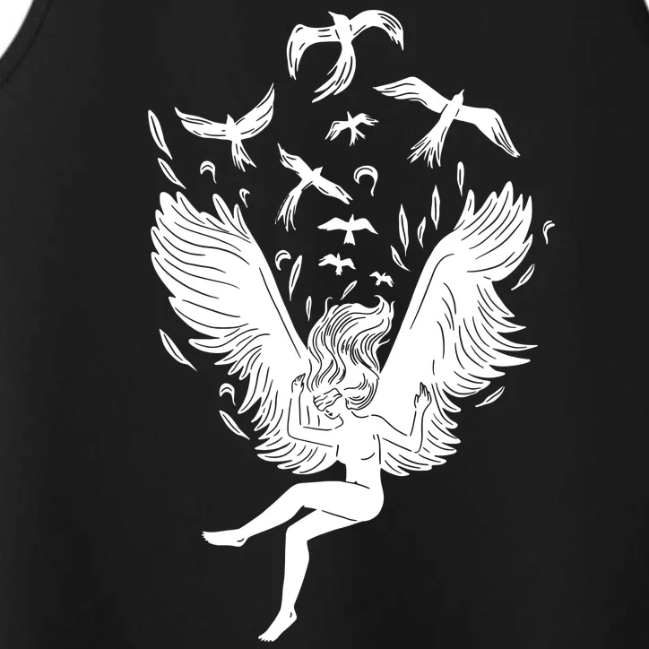 Falling Angel Doves Performance Tank